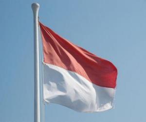 Puzzle Σημαία Ινδονησίας